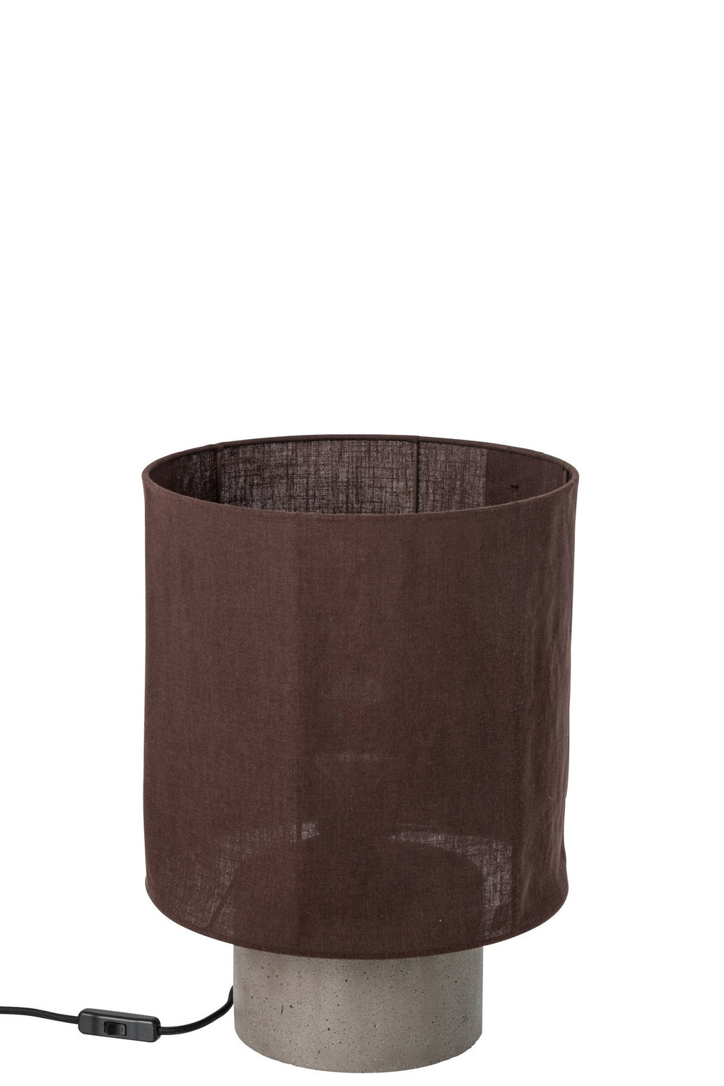 J-Line Tafellamp - cement - bruin - medium