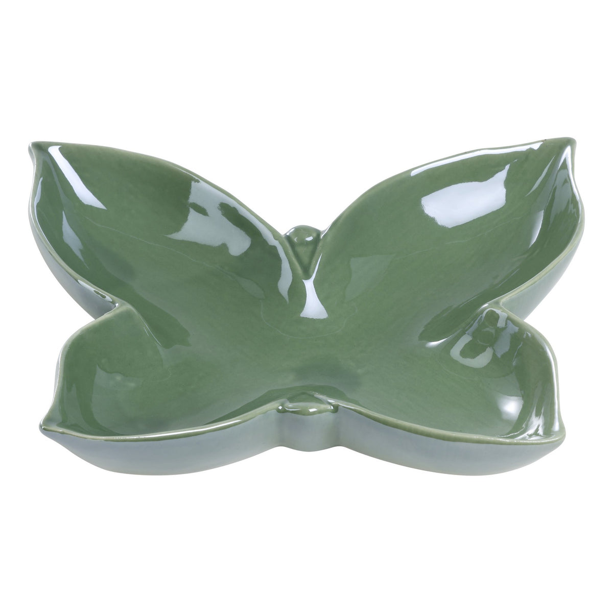 Schaal Groen Kukshi 20x16x3 cm