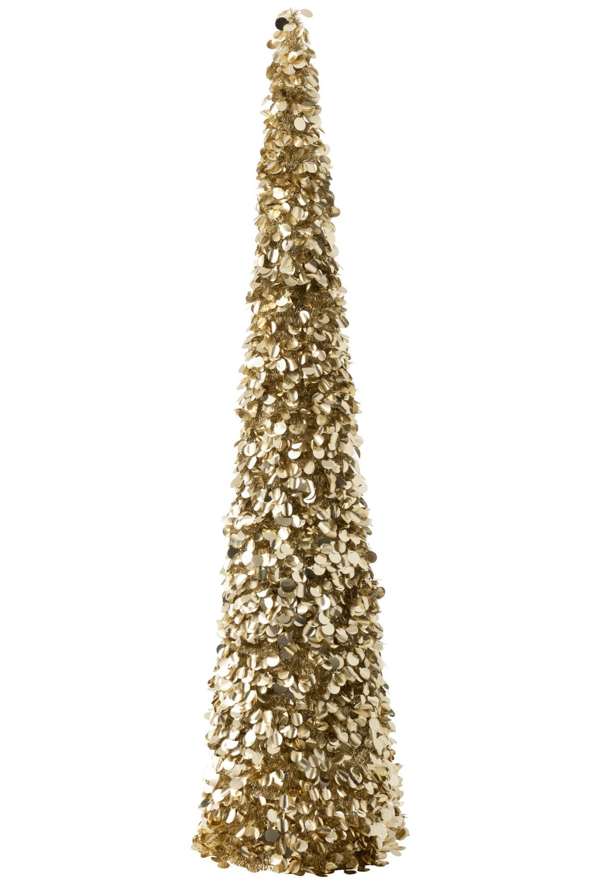 J-Line decoratie boom Sprankelend - champagne - extra large