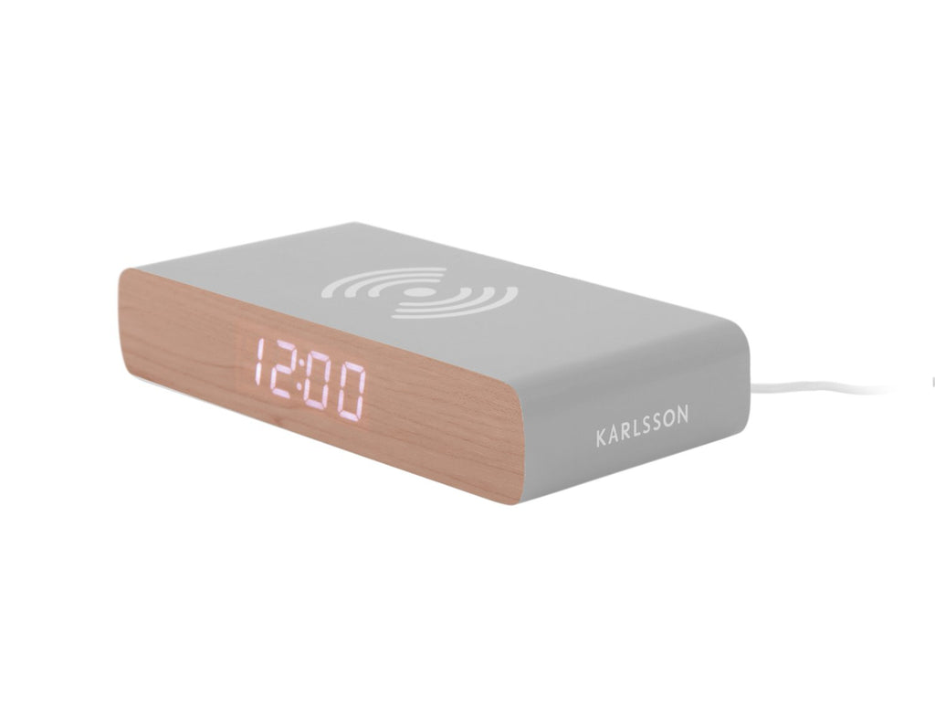 Wekker Retro plat LED