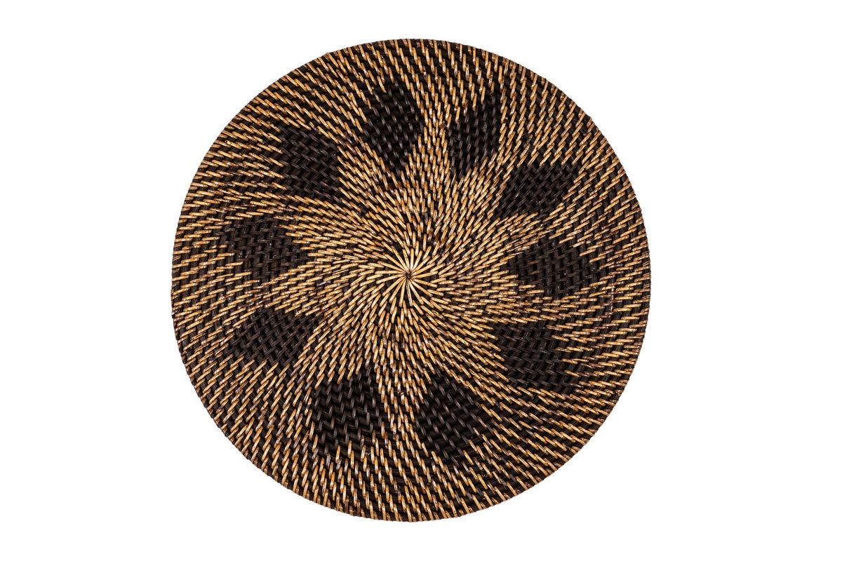 Placemat rattan - round- hij 36 cm