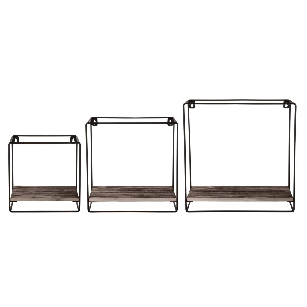 Wandmeubel Mahatsa Bruin 34x16x34cm