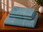 Laken | Polykatoenmix, elastisch getailleerd | Koning 198 cm x 182 cm 3-delige set