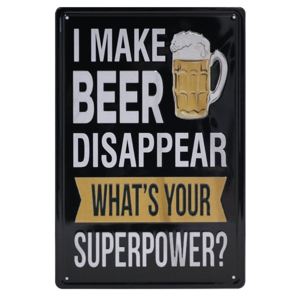 Bier verdwijnt Retro Wandbord 30x20