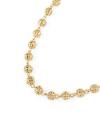 Vergulde kralenketting – retailketting – kralenontwerp – 29 cm lengte