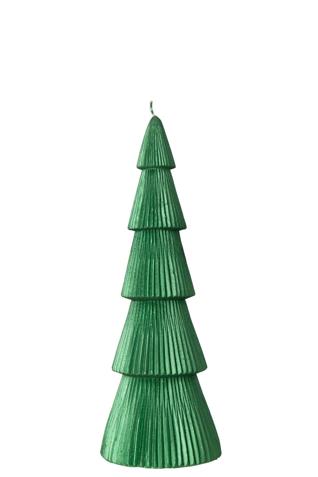 J-Line Dennenboomkaars - paraffine - groen - large