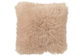 J-Line kussen Moutie - polyester - beige