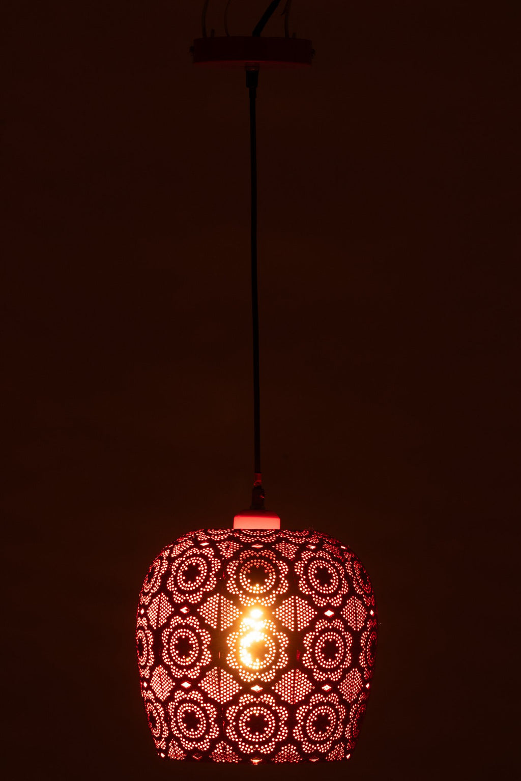 J-Line Hanglamp Alive Metaal Rood