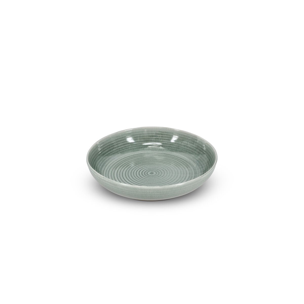 Serveerschaal 28xH6cm groen Cameo