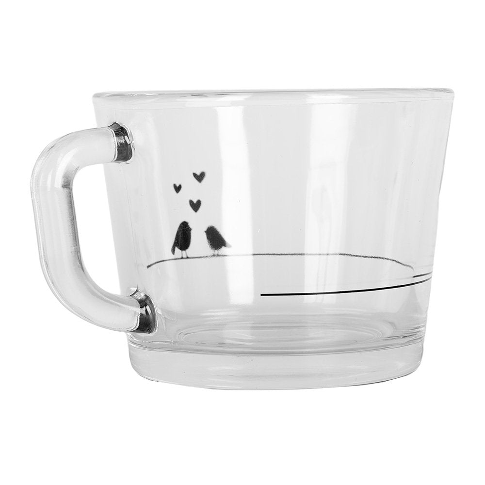 Theeglas 13x10x9 cm / 450 ml Transparant Glas Hart