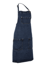 Apron Denim multipocket - 75x85 cm