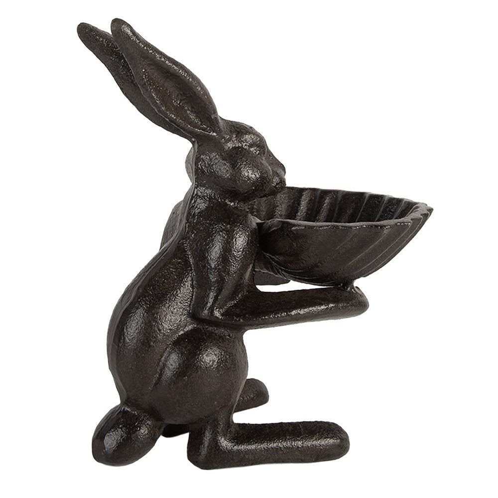 Vogelvoederbak 16x13x17 cm Bruin Metaal