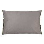 Sierkussen 60x40 cm Groen Wit Polyester Bloemen Kussenhoes met Kussenvulling