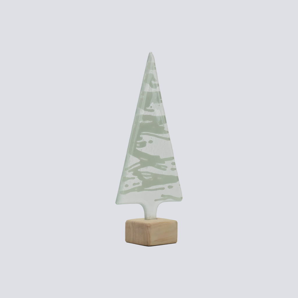 Kerstboom Medium 8,5x18 witte slingers