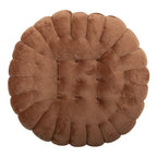 Sierkussen Ø 38x5 cm Bruin Polyester