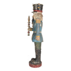 Beeld Notenkraker 21x15x60 cm Blauw Kunststof