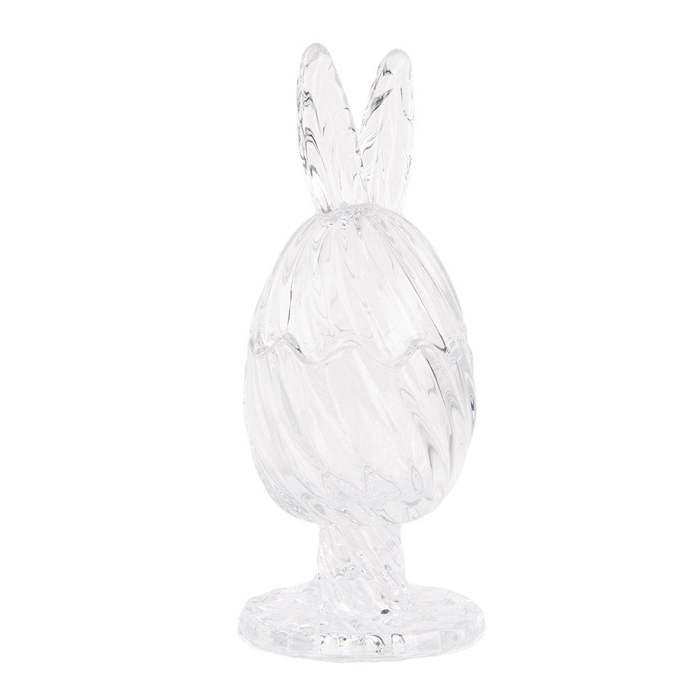 Glazen potje Ei Ø 9x22 cm Transparant Glas