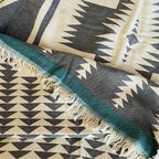 Jacquard Hamam Plaid 'May' 170x130 cm