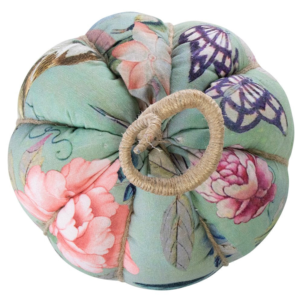 Handgemaakt decoratie fleury pompoen vlinders large