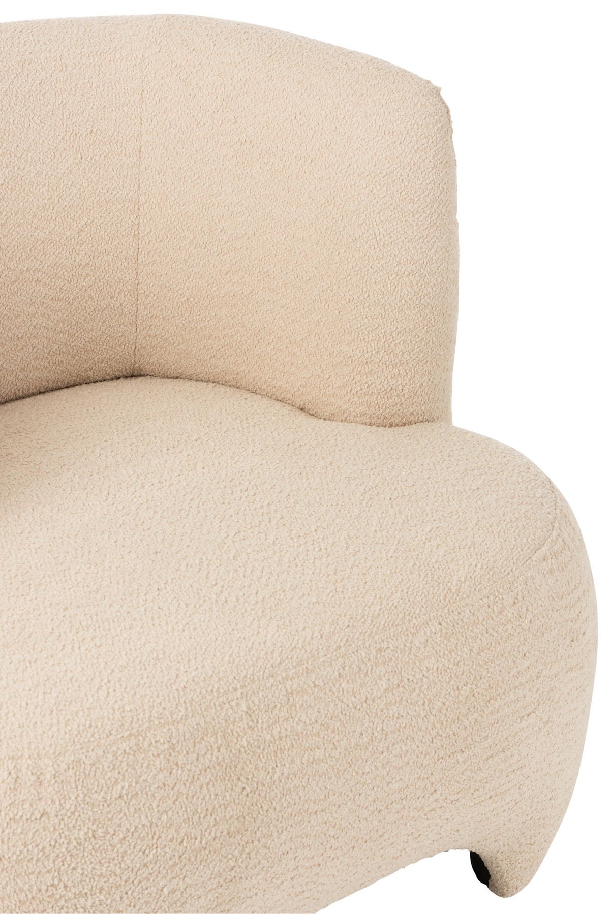 J-Line Zetel 1-Zit Gebreid Tex/Ht Wit