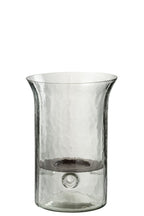 J-Line kaarshouder Bord Wazig - glas - transparant - small