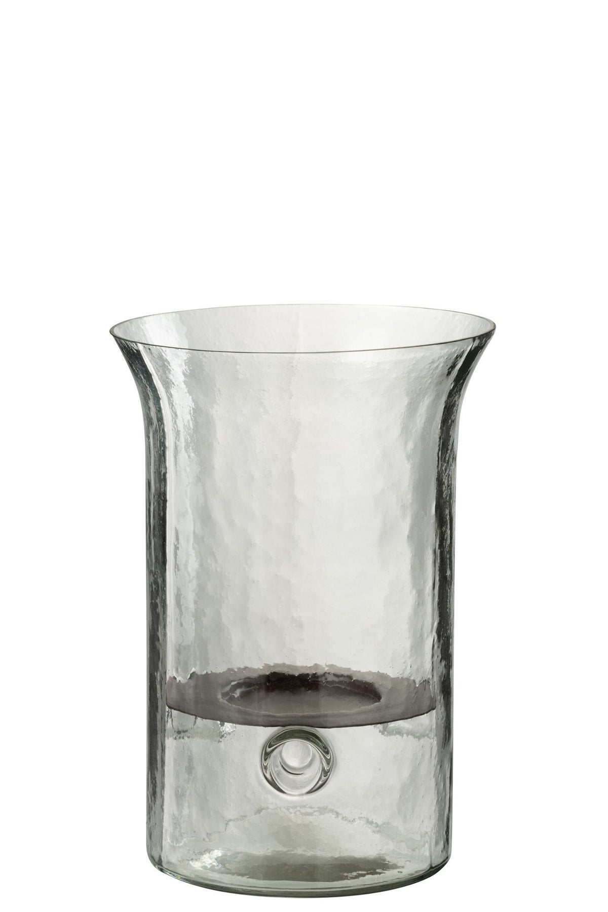 J-Line kaarshouder Bord Wazig - glas - transparant - small