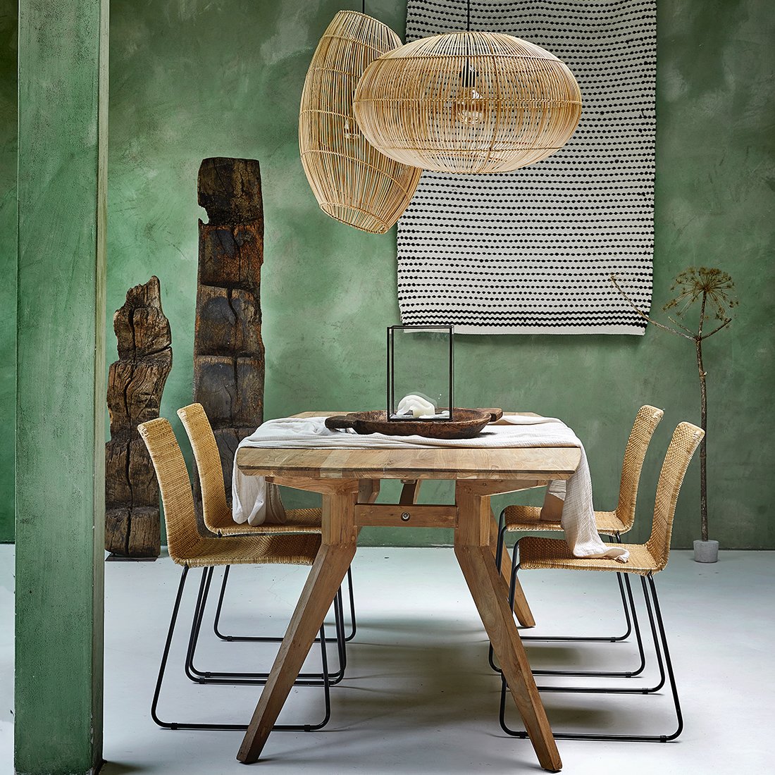 Luna hanglamp Orbit naturel