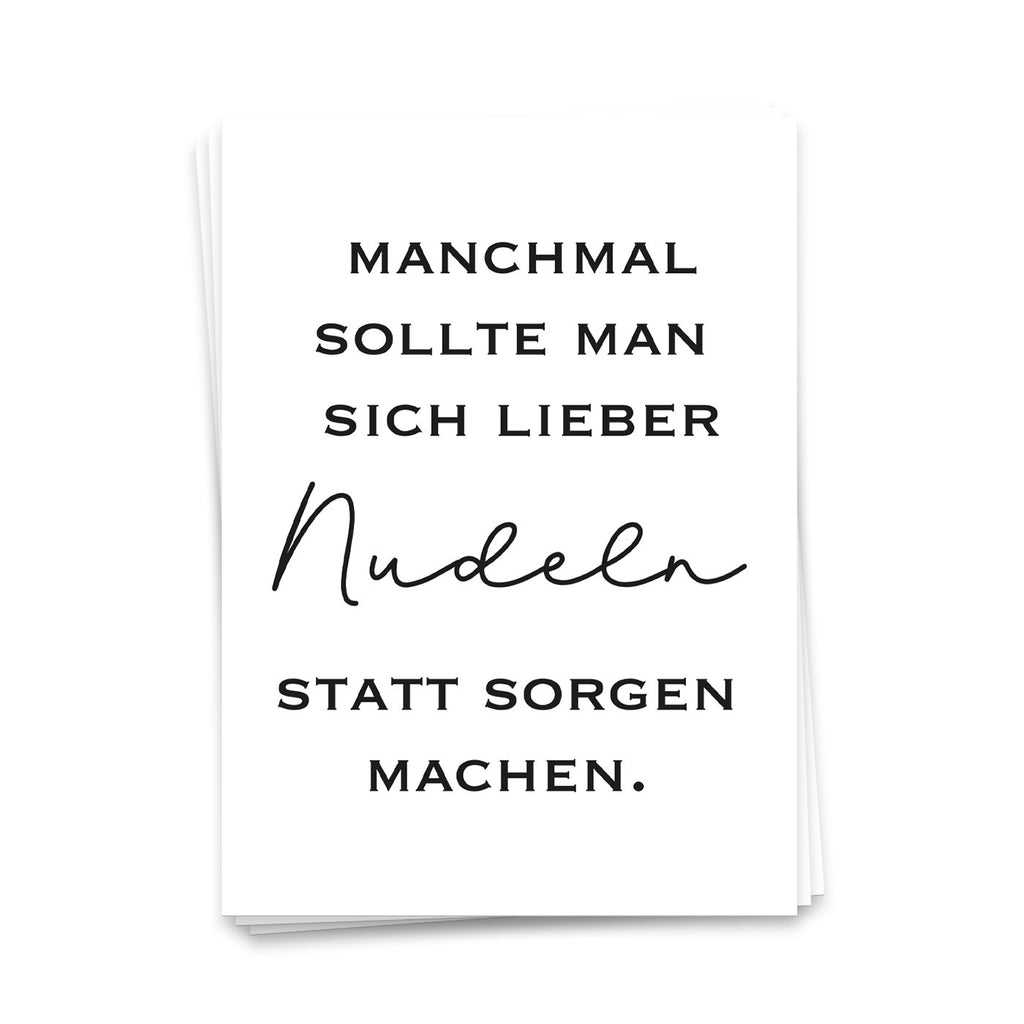 Maak pasta - ansichtkaart 10 set