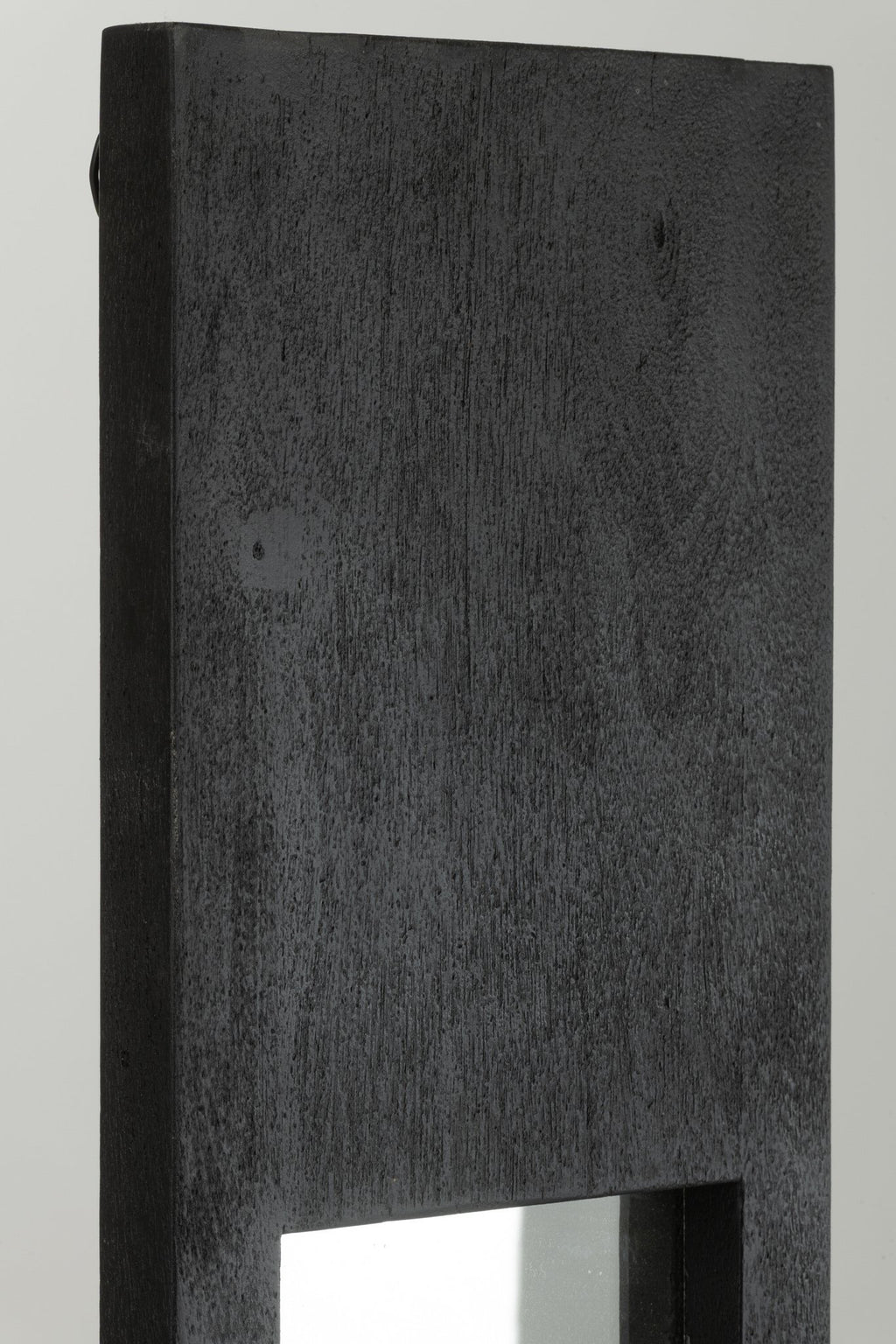 J-Line spiegel - hout - zwart - L