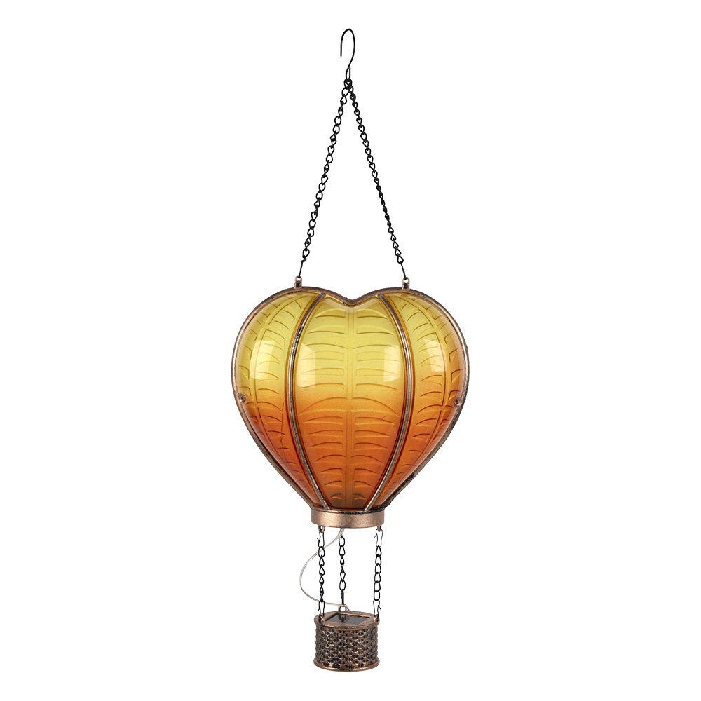 Decoratie Model Luchtballon Oranje Kunststof