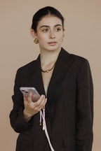 Esthetisch kleurrijke telefoonsnoer