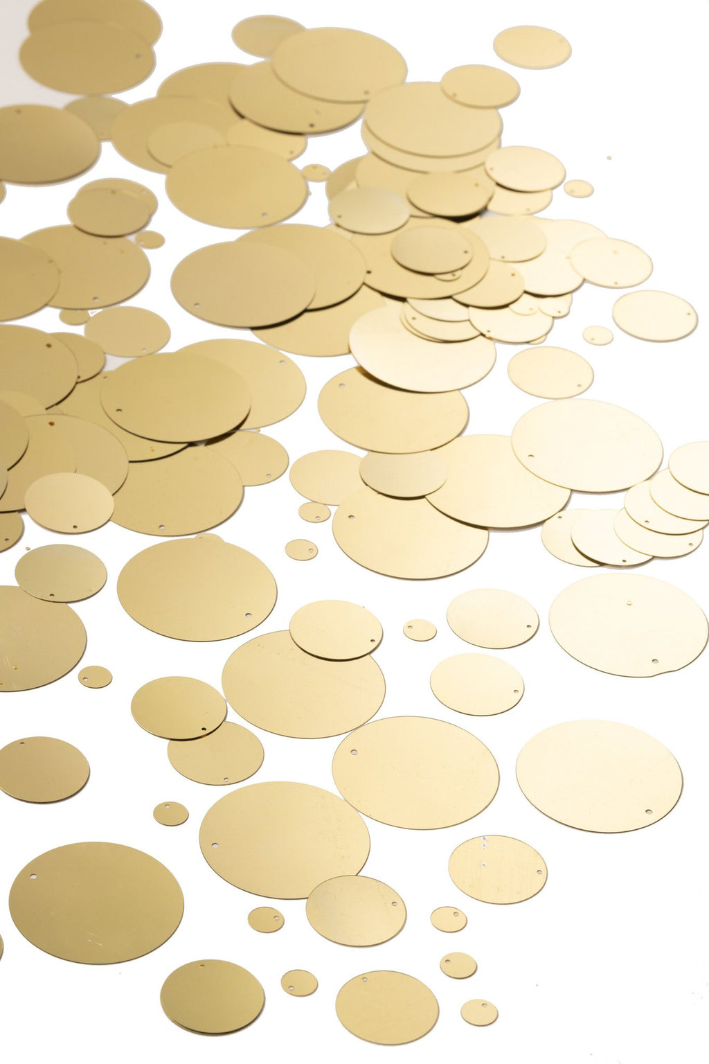 J-Line pailletten Rond - pvc - goud - set van 1000