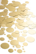 J-Line pailletten Rond - pvc - goud - set van 1000