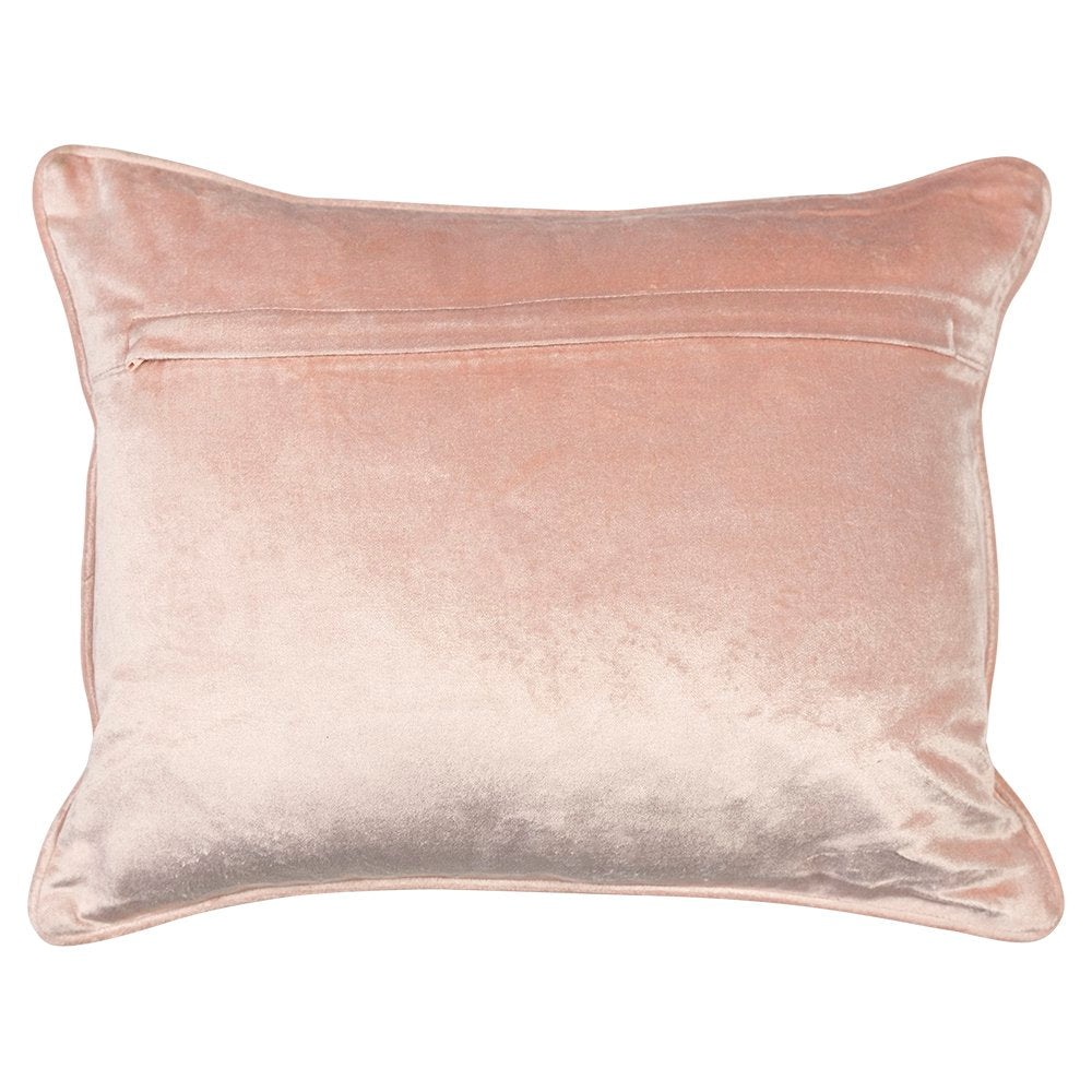 Half kussen fluweel blush pink 35x45cm*