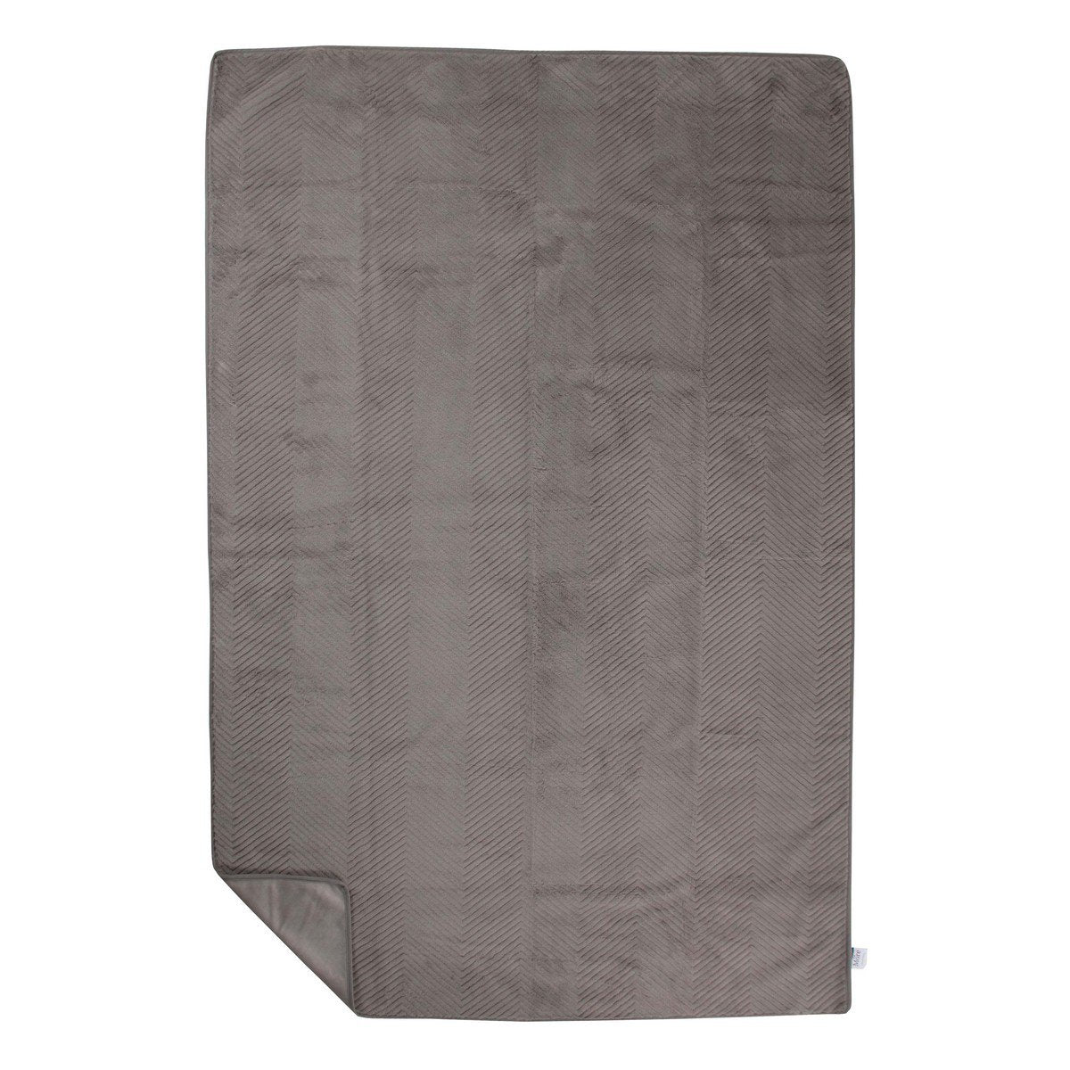 Plaid Visgraat Grijs 140x200cm