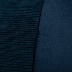 Kussen fluweel blauw & corduroy 30 x 50 cm