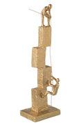 J-Line decoratie Klimmen Modern - polyresin - goud