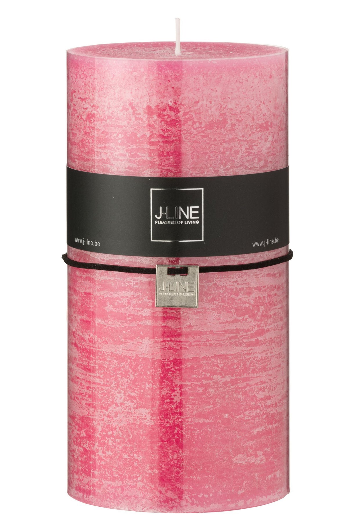 J-Line cilinderkaars - roze - XXL - 150U