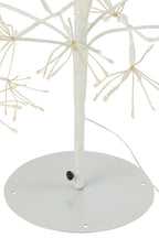 J-Line decoratie Boom 2700 Led - metaal - wit - M