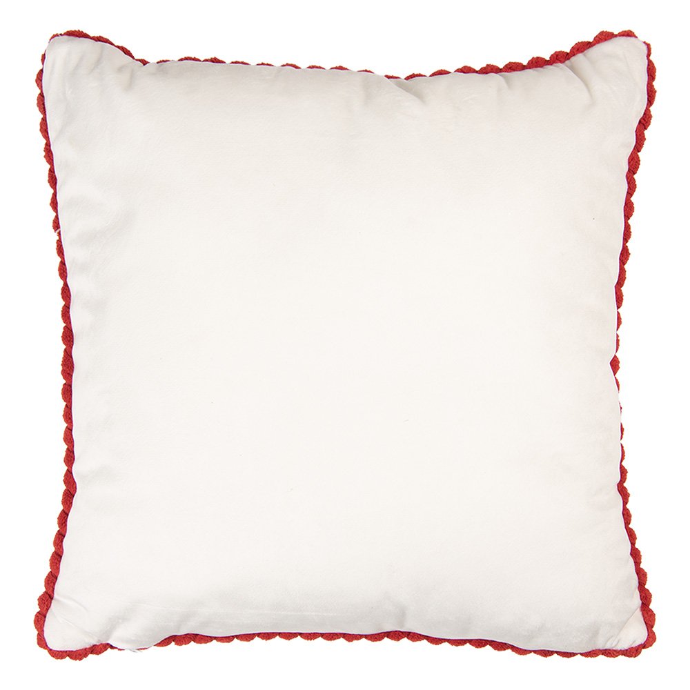 Sierkussen 40x40 cm Beige Polyester Kerst