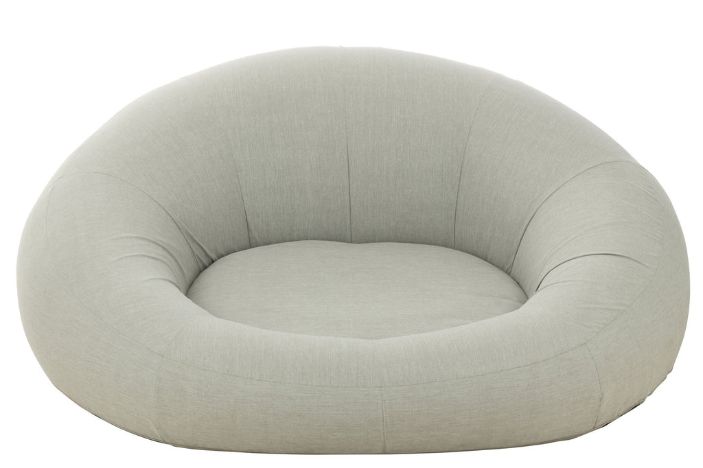 J-Line Matras Donut Polyethyleen Grijs