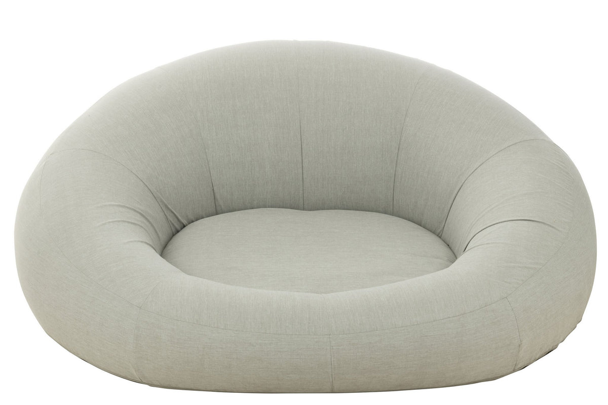 J-Line Matras Donut Polyethyleen Grijs