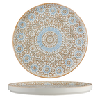 Cruise Tangier Rond Randloos Porseleinen Bord 27cm – Set van 6 | Marokkaans patroon dinerbord | Professioneel horecaservies