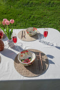 Placemat callia - zeegras - dia 38 cm, beige