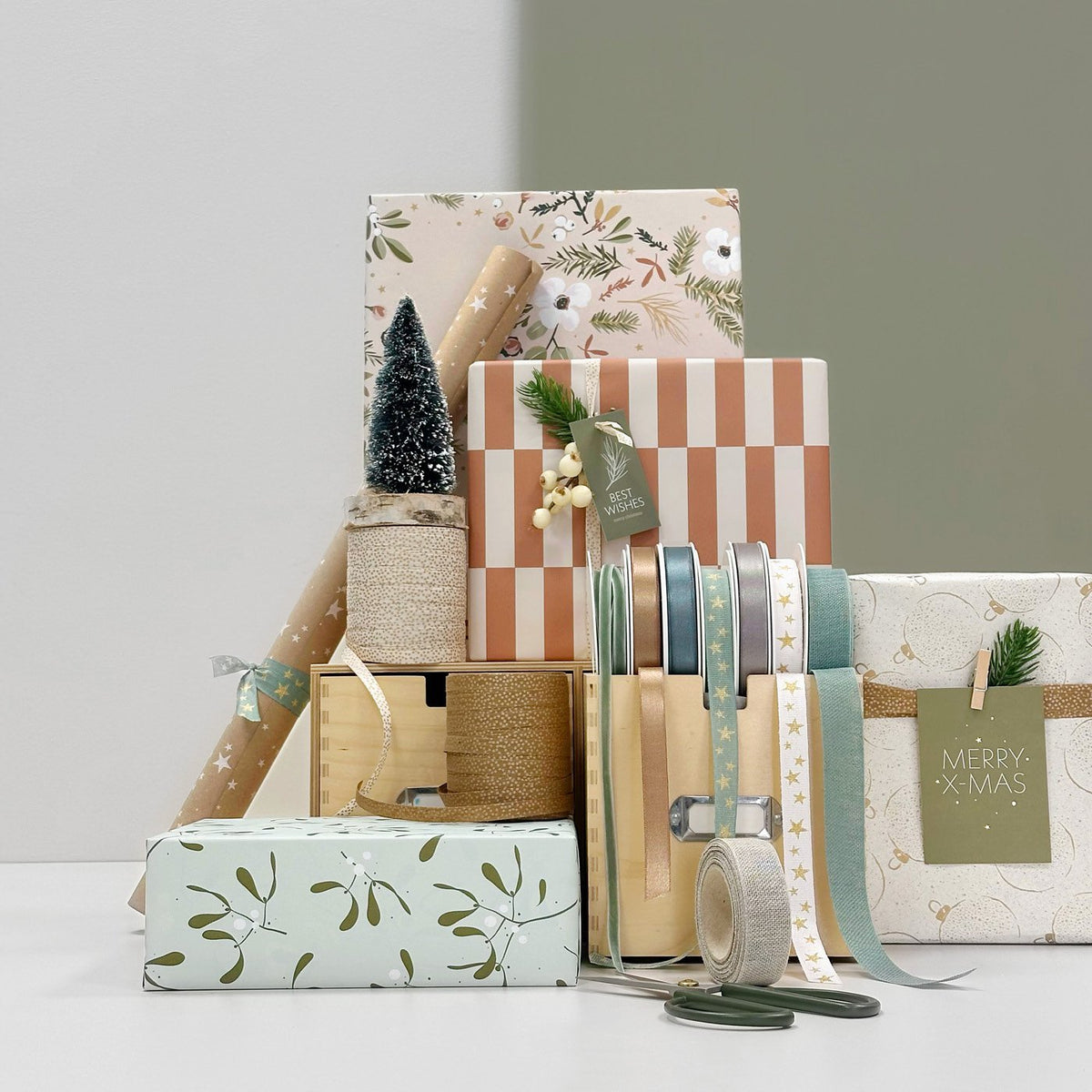Sky full of stars - Rollen cadeaupapier - 10 stuks - kraft-wit