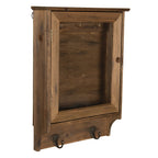 Sleutelkastje 29x8x40 cm Bruin Hout Sleutelhouder