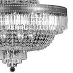 Kroonluchter Ø 80x105/220 cm Transparant IJzer Hanglamp