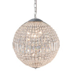 Kroonluchter Ø 40x48 cm Zilverkleurig Metaal Hanglamp
