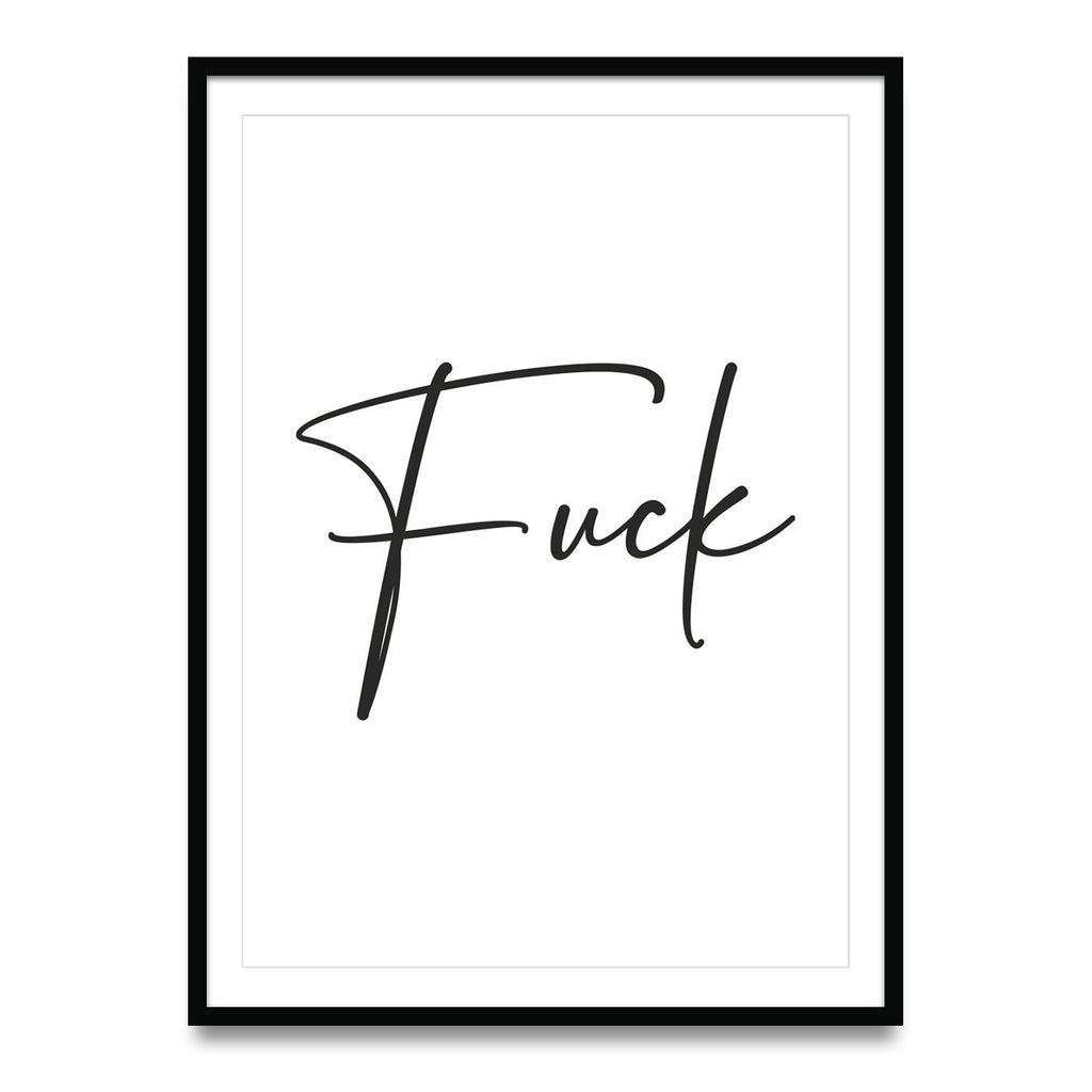 Fuck - Poster 5er set