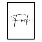 Fuck - Poster 5er set